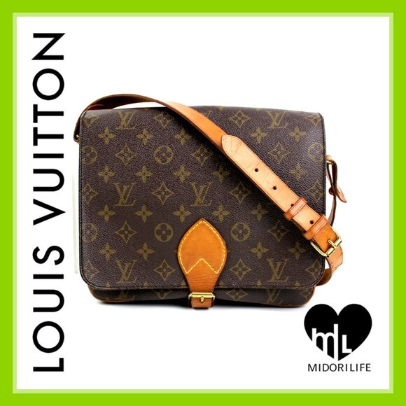 LOUIS VUITTON Vintage Monogram Cartouchiere Crossbody - Picture 1 of 16